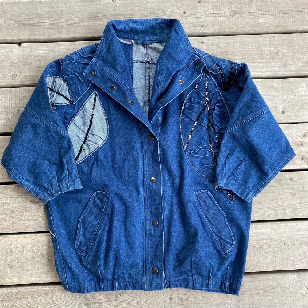 Vintage 80s Colette Wolfgang Kaiser Denim Jacket